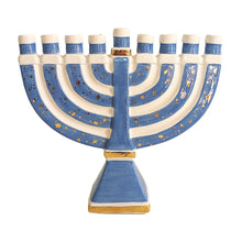 Load image into Gallery viewer, Shimmering Menorah Sample Tile