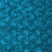 Load image into Gallery viewer, DaDa Bedding Jewel Tones Emerald Green Blue Luxury Faux Fur Throw Pillow Cover (171805)