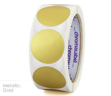 Load image into Gallery viewer, 1-1/2&quot; Permanent Round Color-Code Dot Inventory Labels: 500/Roll