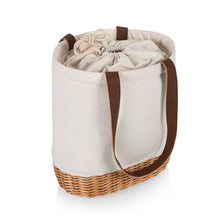 Load image into Gallery viewer, Pico Willow and Canvas Lunch Basket