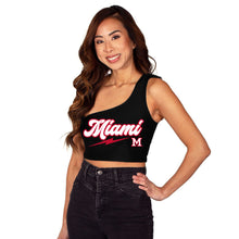 Load image into Gallery viewer, Miami University Lightning One Shoulder Top