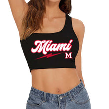Load image into Gallery viewer, Miami University Lightning One Shoulder Top
