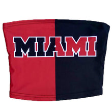 Load image into Gallery viewer, Miami University Two Tone Tube Top