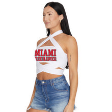 Load image into Gallery viewer, Miami University RedHawks White Multi Way Bandeau Top