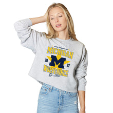 Load image into Gallery viewer, University of Michigan Stars Crewneck