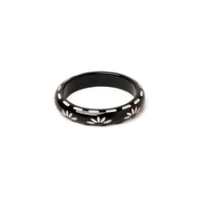 Load image into Gallery viewer, Midi Rebel Black Bangle by Splendette - MEDIUM