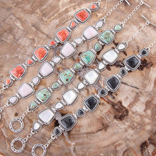 Load image into Gallery viewer, Midnight Labradorite and Sterling Silver Toggle Bracelet