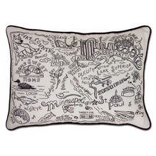 Load image into Gallery viewer, Minnesota Hand-Guided Machine Pillow by CatStudio