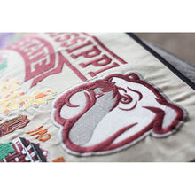 Load image into Gallery viewer, Mississippi State University Collegiate Embroidered Pillow by CatStudio