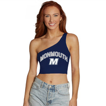 Load image into Gallery viewer, Monmouth Navy One Shoulder Top