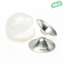 Load image into Gallery viewer, MOOGCO Silver Nursing Cups 925k Silver - For pain - free breastfeeding Heal sore cracked nipples Protect against sore breasts and nipple irritation