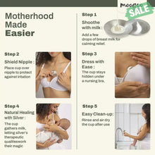 Load image into Gallery viewer, MOOGCO Silver Nursing Cups 999k Silver