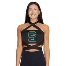 Load image into Gallery viewer, Michigan State Black Multi Way Bandeau Top