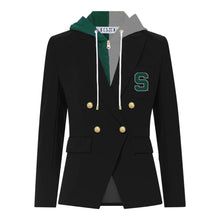 Load image into Gallery viewer, Michigan State Hooded Blazer Jacket