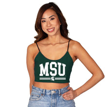Load image into Gallery viewer, Michigan State Green Spaghetti Tank