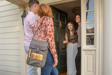 Load image into Gallery viewer, 2 Bottle Insulated Wine &amp; Cheese Cooler Tote