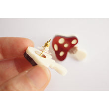Load image into Gallery viewer, Mushroom Earrings by Laliblue