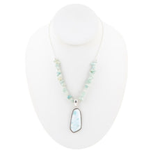 Load image into Gallery viewer, Natural Wonders Blue Larimar and Sterling Silver Necklace