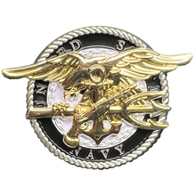 Load image into Gallery viewer, GL2-010 United States Navy Seals Trident Seal Team 6 USN Challenge Coin