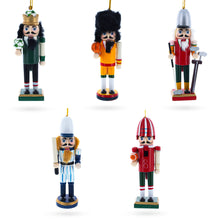 Load image into Gallery viewer, 5 Sport Players Nutcrackers: Football, Golfer, Baseball, Basketball, Soccer