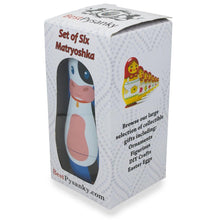 Load image into Gallery viewer, 6 Farm Animals Plastic Nesting Dolls Cow, Pig, Chicken, Lamb, Horse &amp; Duck