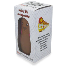 Load image into Gallery viewer, 6 Animals: Dog, Cat, Horse, Fish, Chick, Bunny Plastic Nesting Dolls 4.5 Inches