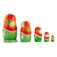 Load image into Gallery viewer, Set of 5 Olga Nesting Dolls 6.5 Inches
