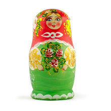 Load image into Gallery viewer, Set of 5 Olga Nesting Dolls 6.5 Inches