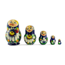 Load image into Gallery viewer, Set of 5 Karina Nesting Dolls 3.5 Inches