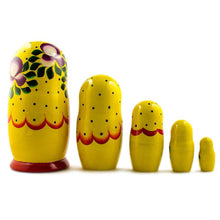 Load image into Gallery viewer, Set of 5 Darya Nesting Dolls 7 Inches