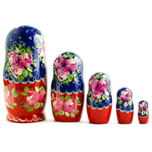 Load image into Gallery viewer, 5 pcs Nadezhda Nesting Dolls 7 Inches