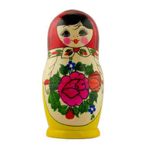 Load image into Gallery viewer, Set of 7 Wooden Dolls Nesting Dolls 7 Inches