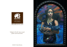 Load image into Gallery viewer, &#39;NEBULA&#39; S. Ross Browne Greeting Card: 5x7 Frame Ready