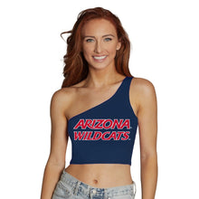 Load image into Gallery viewer, University of Arizona Navy One Shoulder Top