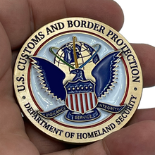 Load image into Gallery viewer, EL7-010 New CBP seal Challenge Coin Field Ops Border Patrol Air and Marine Challenge Coin BP OFO AMO