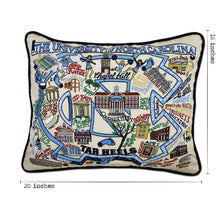 Load image into Gallery viewer, North Carolina, University of Collegiate Embroidered Pillow by CatStudio