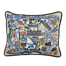 Load image into Gallery viewer, North Carolina, University of Collegiate Embroidered Pillow by CatStudio