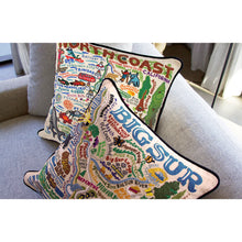 Load image into Gallery viewer, North Coast Hand-Embroidered Pillow