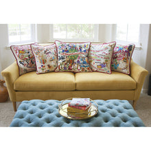 Load image into Gallery viewer, North Pole 1 Hand-Embroidered Pillow