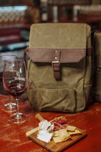 Load image into Gallery viewer, 2 Bottle Insulated Wine &amp; Cheese Cooler Tote