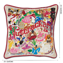 Load image into Gallery viewer, Nutcracker Hand-Embroidered Pillow