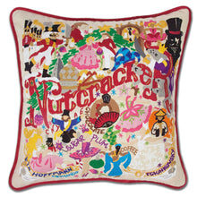 Load image into Gallery viewer, Nutcracker Hand-Embroidered Pillow