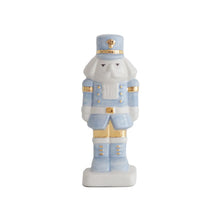 Load image into Gallery viewer, Light Blue Nutcracker with 22K Gold Accents