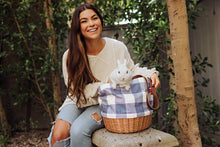 Load image into Gallery viewer, Coronado Canvas and Willow Basket Tote