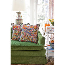 Load image into Gallery viewer, Oahu Hand-Embroidered Pillow