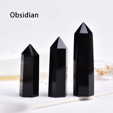 Load image into Gallery viewer, Protection &amp; Inner Strength Obsidian Crystal Tower