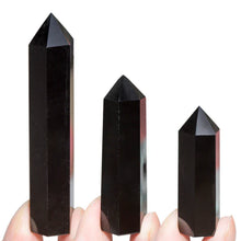 Load image into Gallery viewer, Protection &amp; Inner Strength Obsidian Crystal Tower