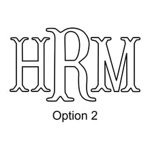 Load image into Gallery viewer, Applique Monogram Pillow Cover