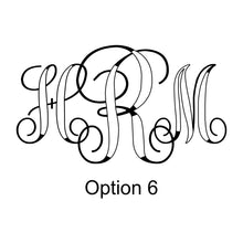 Load image into Gallery viewer, Applique Monogram Pillow Cover