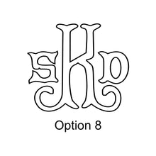 Load image into Gallery viewer, Applique Monogram Pillow Cover